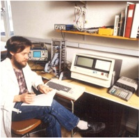 Mikael in his ILF Innovation AB lab.